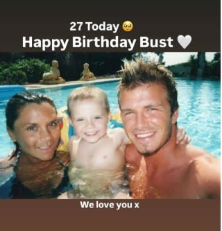 Source: David Beckhams Instagram Story