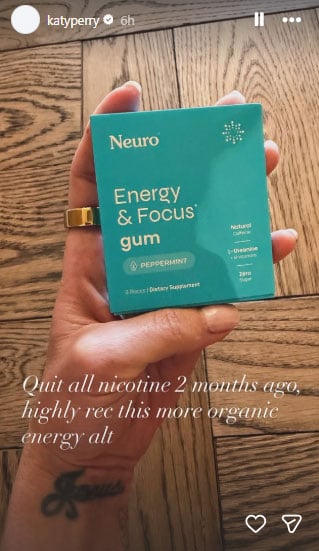 Katy Perry makes major lifestyle change as she reveals new healthy habit