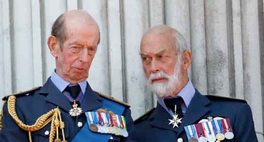 Michael of Kent (right) and Duke of Kent