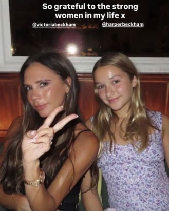 David Beckham celebrates strong women in his life