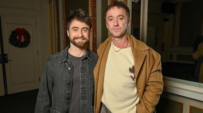 Daniel Radcliffe, Tom Felton bring Harry Potter magic back to set