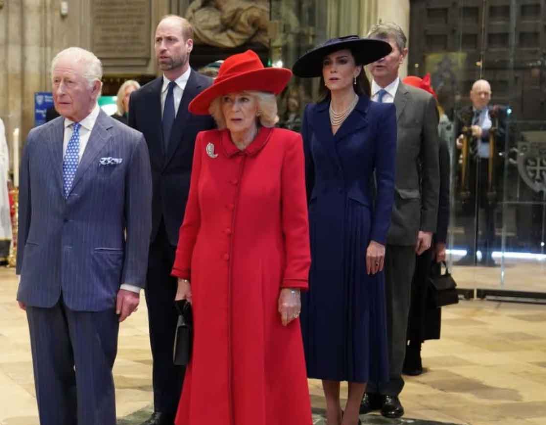 Princess Anne snubs Camilla as King, Kate, and William look on