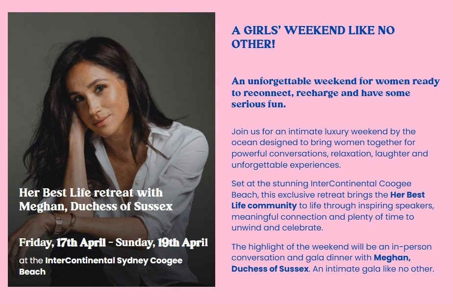 Meghan Markles high cost of access exposed as she set to tour Australia after nearly decade