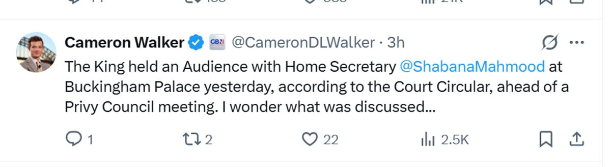 King Charles holds crucial meetings at Buckingham Palace amid more serious situation