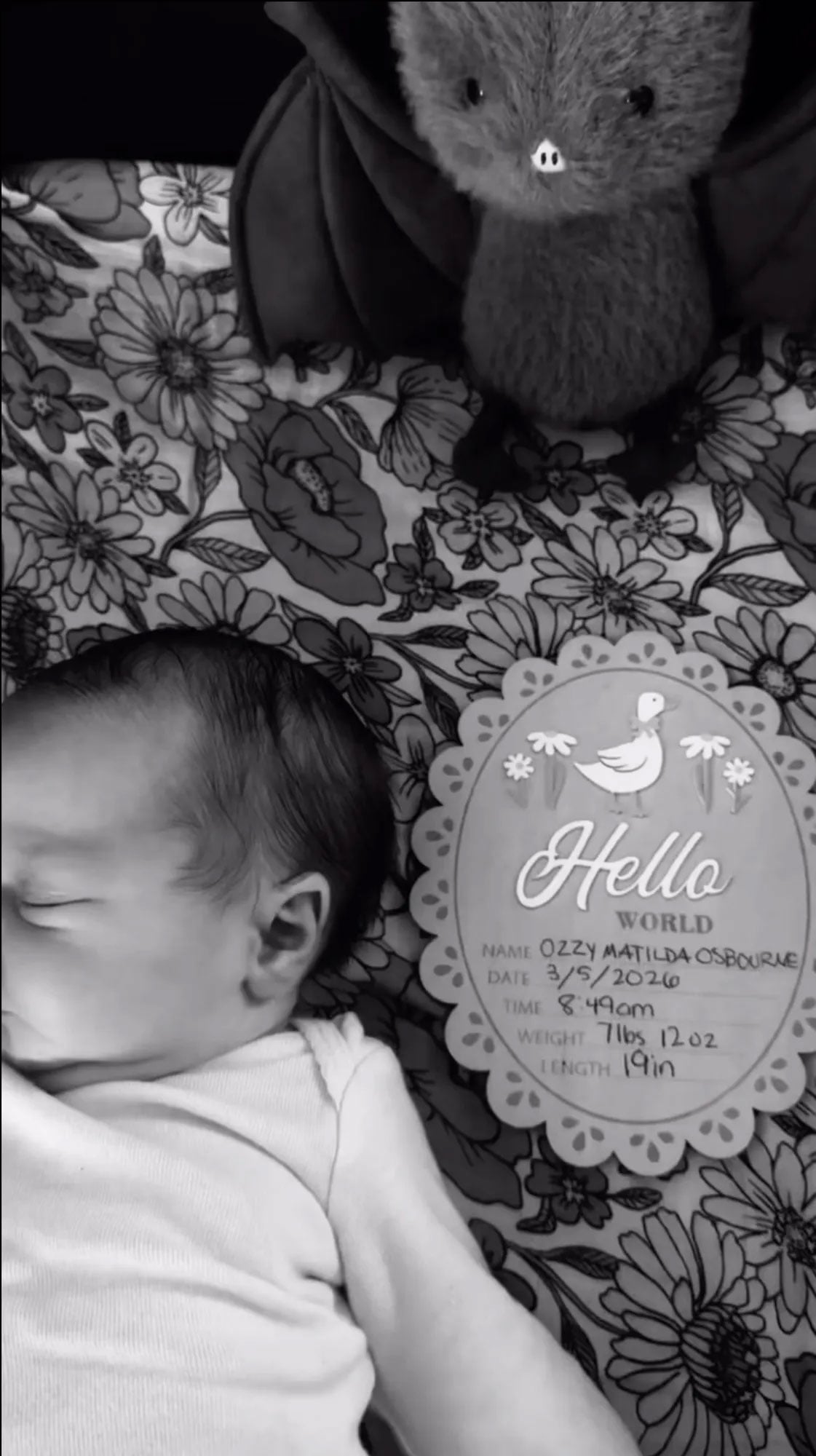 Jack Osbourne welcomes fifth child, a daughter named after Ozzy Osbourne