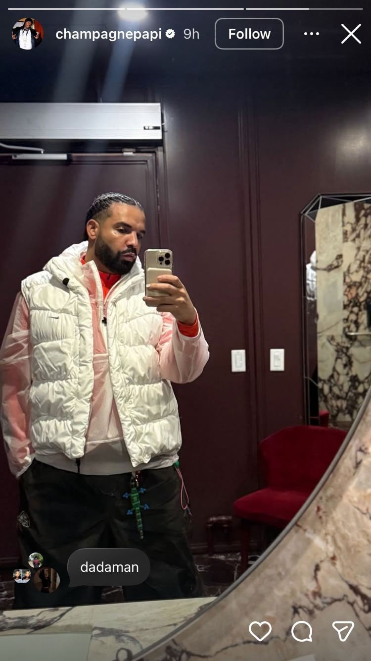 Drake turns heads in street style, putting up strong fashion game in new snap