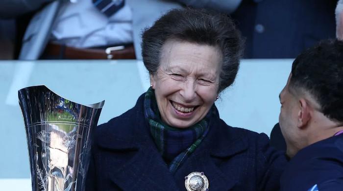 Princess Anne shares playful interaction after Scotland’s big win