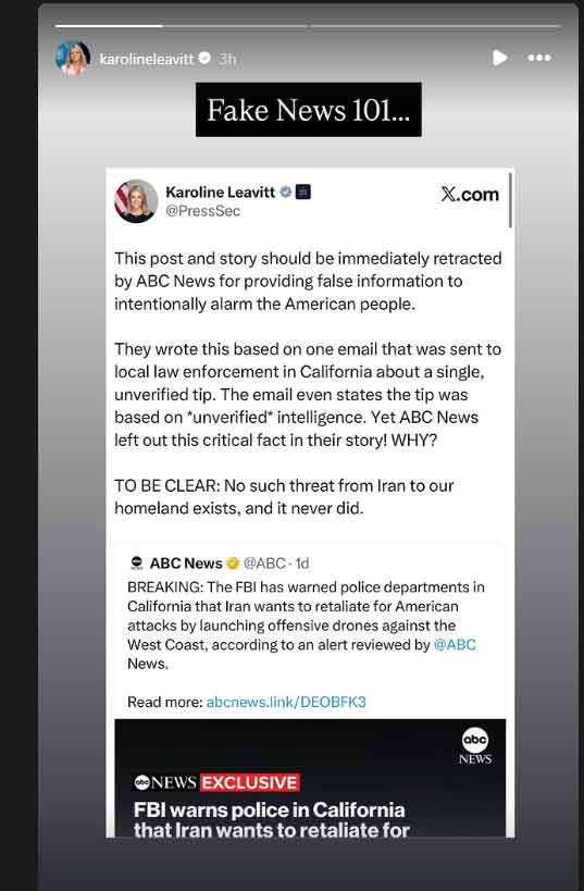 Karoline Leavitt leaving the White House?