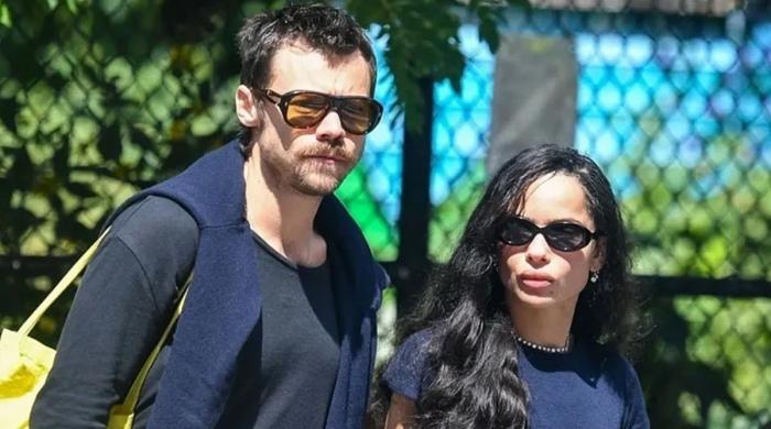 Harry Styles displays public affection for Zoe Kravitz at ‘SNL’ afterparty 