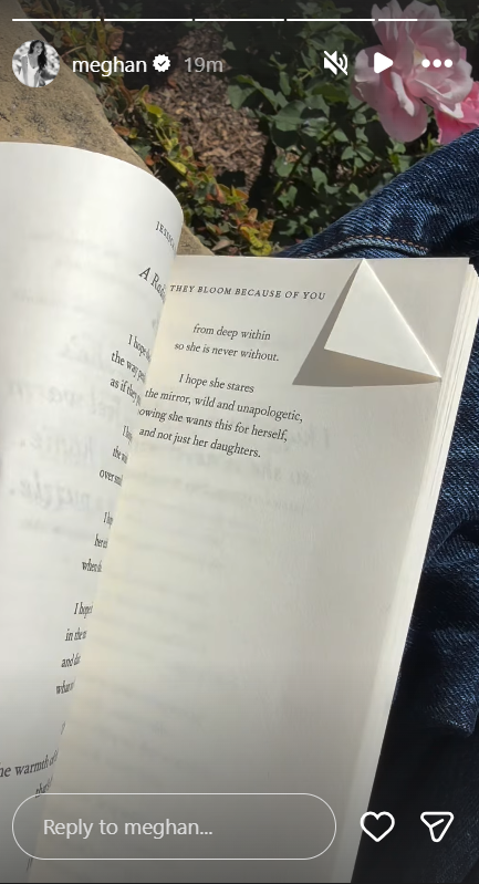 Meghan Markle celebrates spring with a rare glimpse into her life