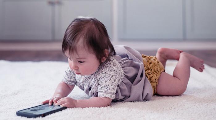 Are babies growing up on screens? 75% of infants in England get daily screen time