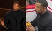 Michael B. Jordan surprises In-N-Out Burger staff as he eats after Oscar win 
