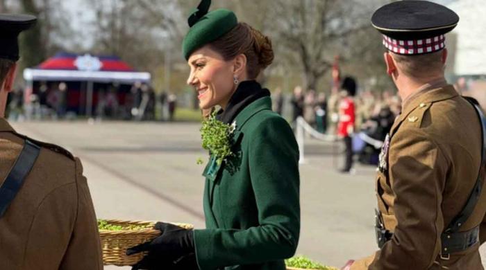 Kate Middleton marks St. Patrick's Day as 'Colonel' Catherine 