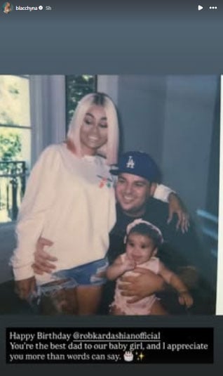 Blac Chyna gushes over ex Rob Kardashian: Best dad