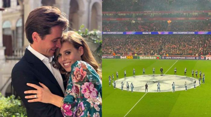 Husband leaves Princess Beatrice at home to watch football match?