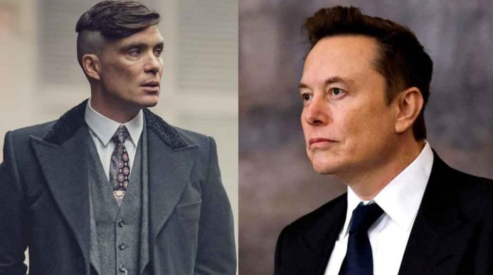 Elon Musk amplifies Cillian Murphy meme using expressionless face emoji