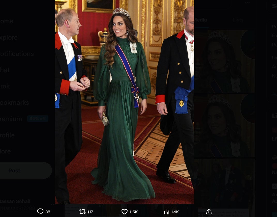 Kate Middleton quietly responds to royal turmoil with calm image