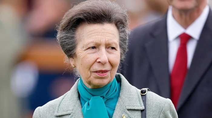 Princess Anne breaks down stereotypes with unusual hug