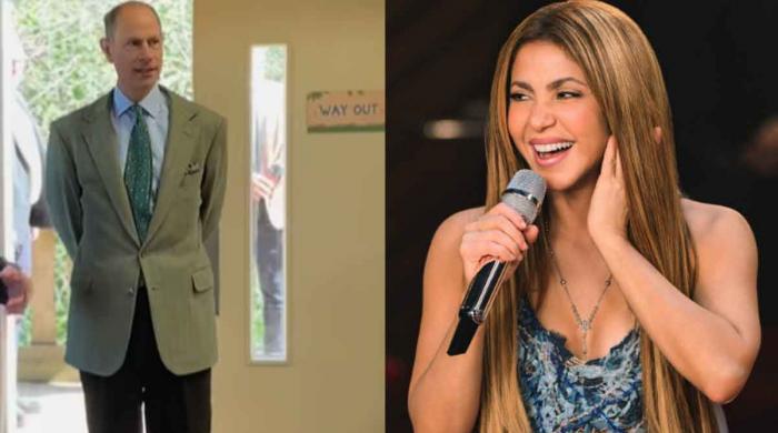 Royal family uses Shakira's song for Prince Edward's visit 