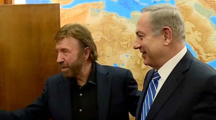 Benjamin Netanyahu loses major American supporter with Chuck Norris death 