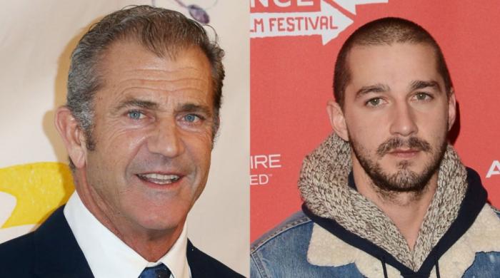 Shia LaBeouf 'heroworshipping' Mel Gibson as his mentor comes to his rescue