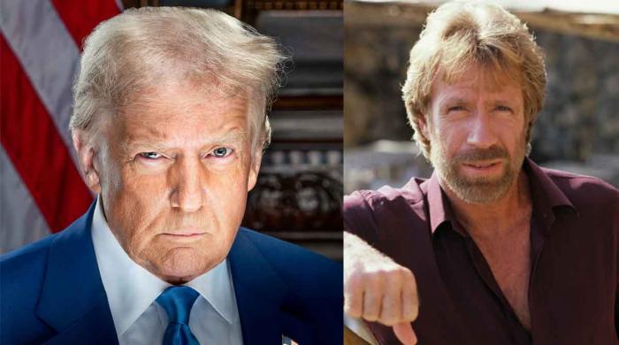 Trump reacts to Chuck Norris death 