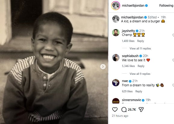 Michael B Jordan celebrates Oscar win with unexpected burger run