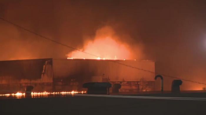 Fuyao plant fire update: no injuries reported as crews continue battling blaze in Moraine