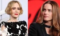 Sarah Paulson reacts as Amanda Peet reveals cancer diagnosis