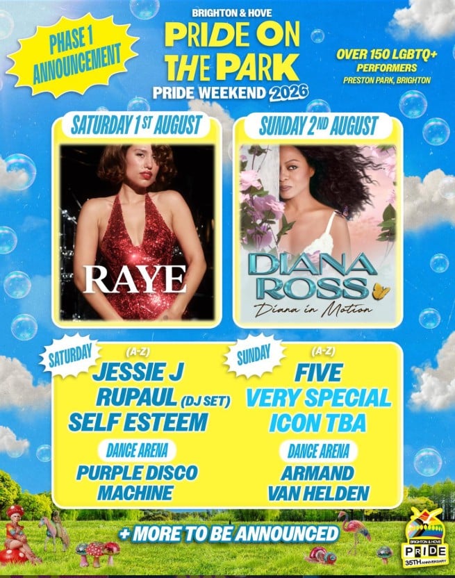 Paris Hilton icon performance lines up Brighton pride celebration