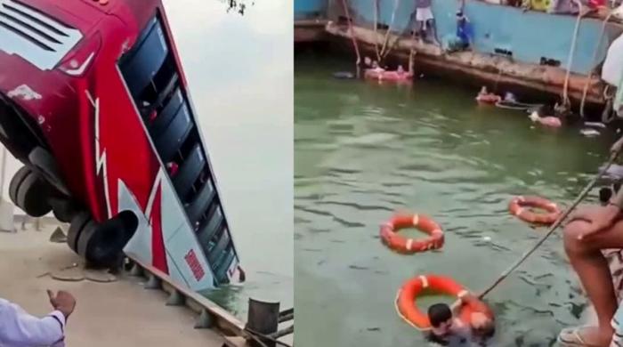 24 dead in Bangladesh after bus plunges into river during ferry boarding