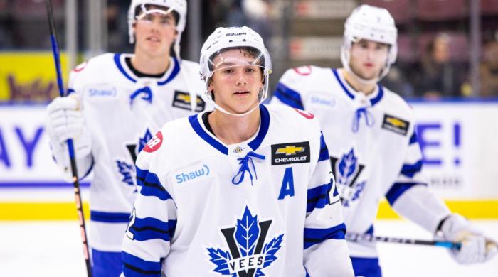 WHL debut playoff win for Penticton Vees after dramatic overtime victory over Thunderbirds