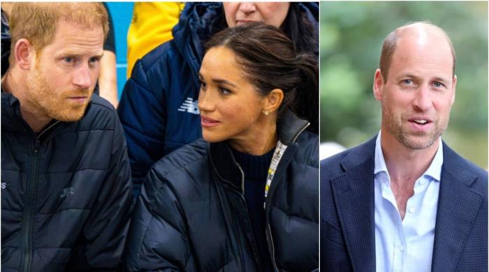 Meghan Markle takes a page from Prince William’s book alongside Harry