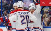 Canadiens vs Lightning: Montreal extend winning streak as Caulfield and Slavkovsky shine