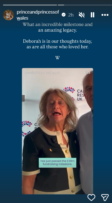 Prince William speaks out amid major cancer breakthrough