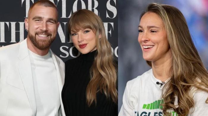 Kylie Kelce shuts down 'ridiculous' questions about Taylor Swift and Travis Kelce wedding