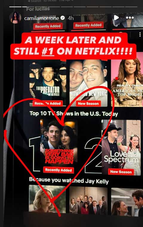 Camila Morrone: Dua Lipa lookalike hits new heights after Netflix series