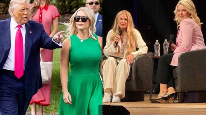 Karoline Leavitt joins Erika Kirk at Washington event 