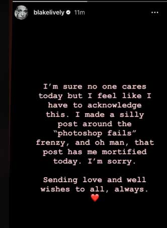 Blake Livelys apology to Kate Middleton resurfaces