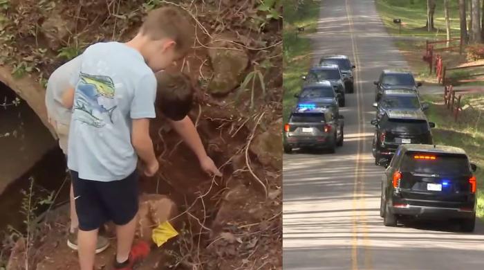 Kids make chilling discovery in South Carolina creek, reports confirm