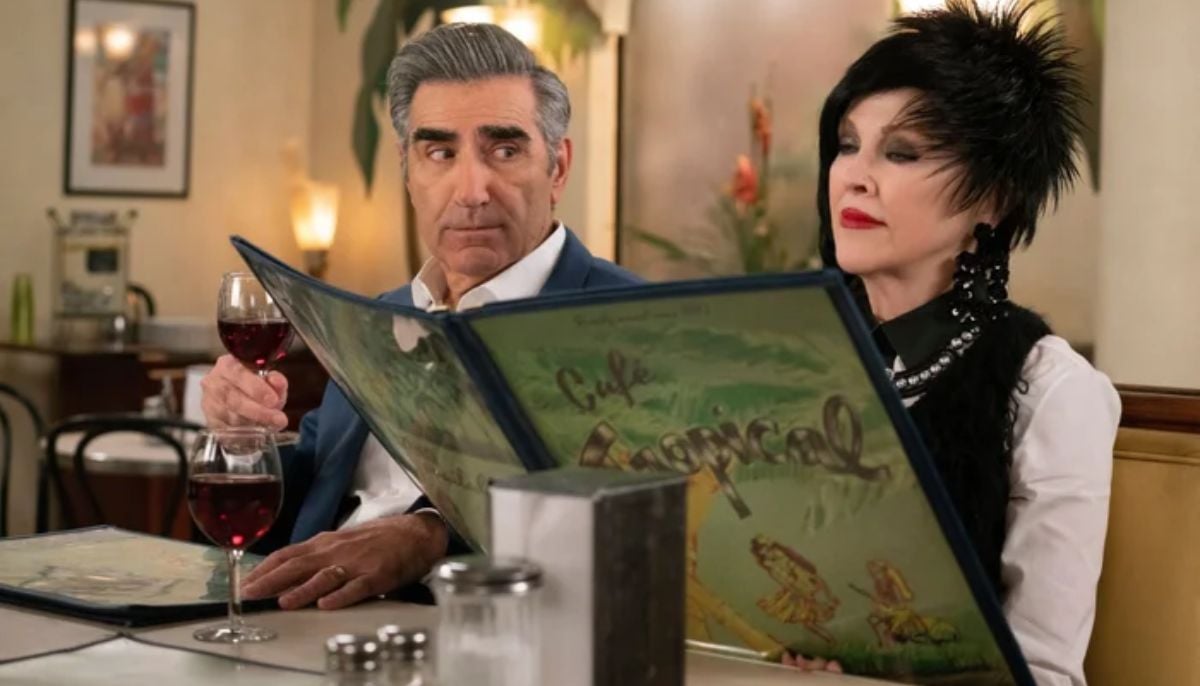 Catherine O’Hara and Eugene Levy in Schitts Creek
