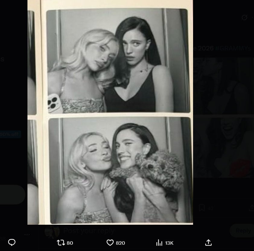 Sabrina Carpenter and Margaret Qualley old moment resurfaces as House Tour video releases