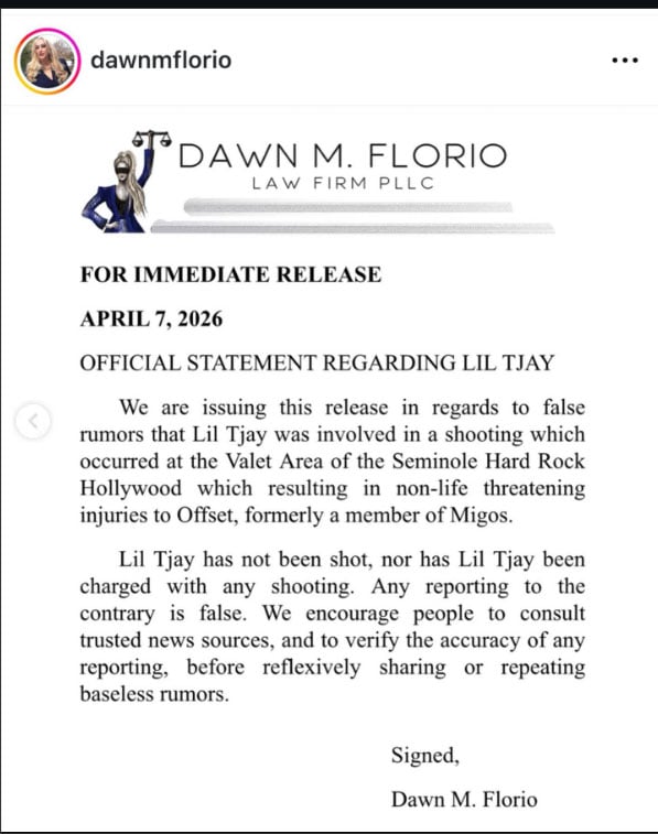 Offset shooting controversy takes new turn as Lil Tjay is arrested