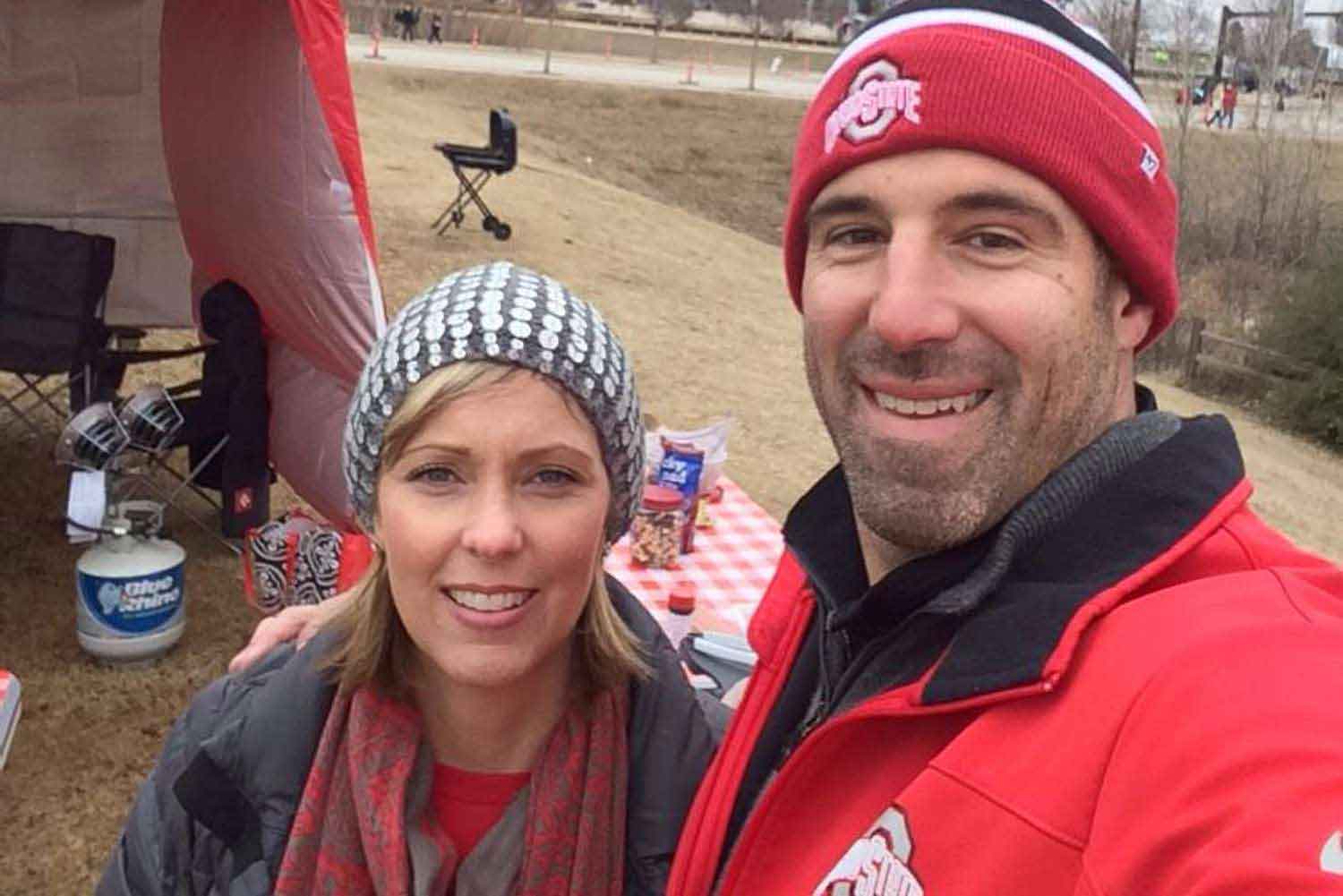 Mike Vrabel with his wife Jen Vrabel