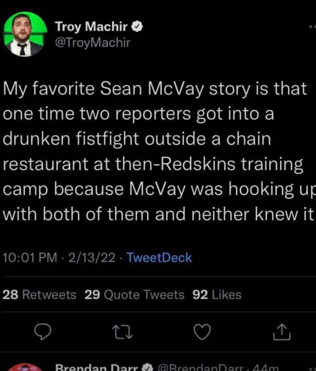 Britt McHenry & Dianna Russini fight over Sean McVay: Old rumors explode again