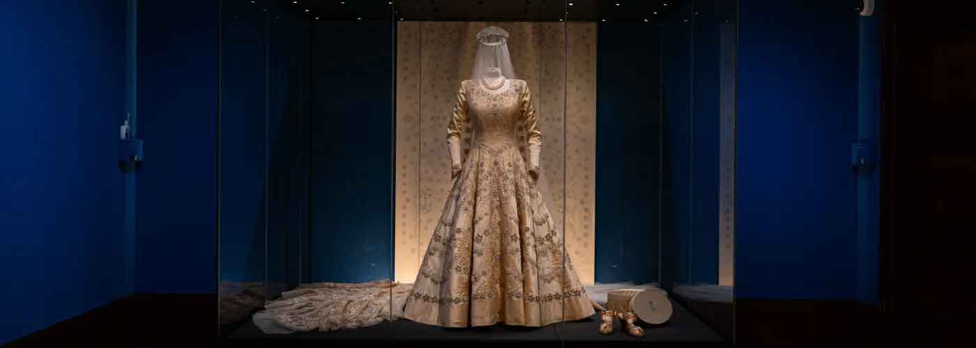 Largest-ever exhibition of Queen Elizabeths fashion opens at Buckingham Palace