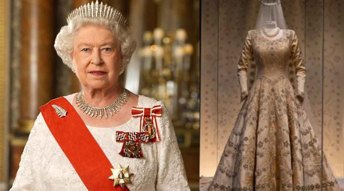 Largest-ever exhibition of Queen Elizabeth's fashion opens at Buckingham Palace