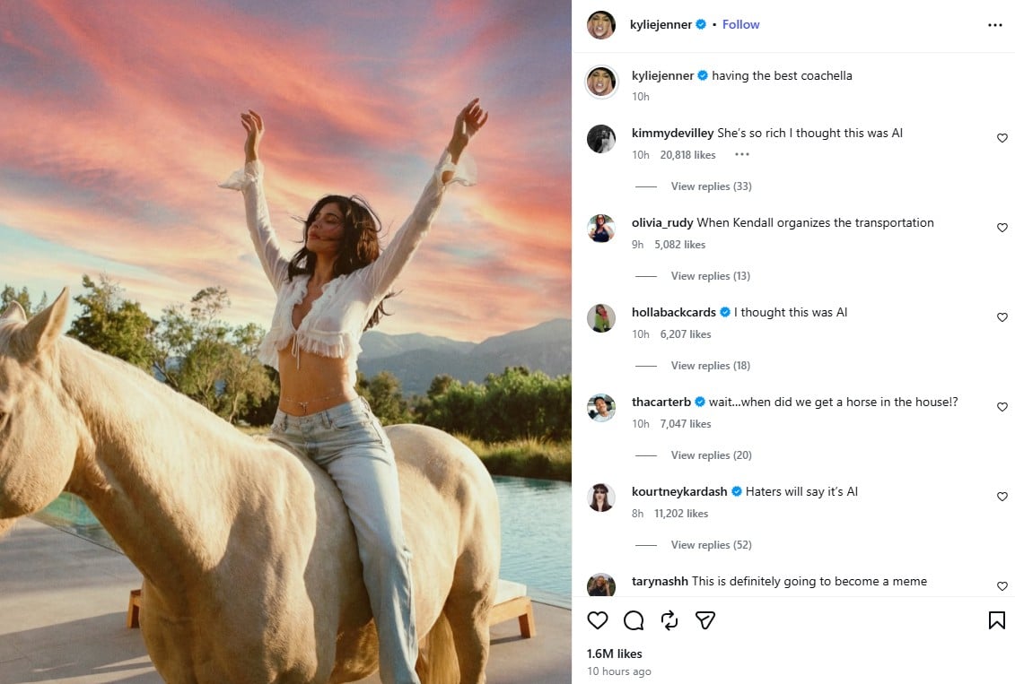 Kylie Jenner gives four words remark after Timothee Chalamet joins her at Coachella