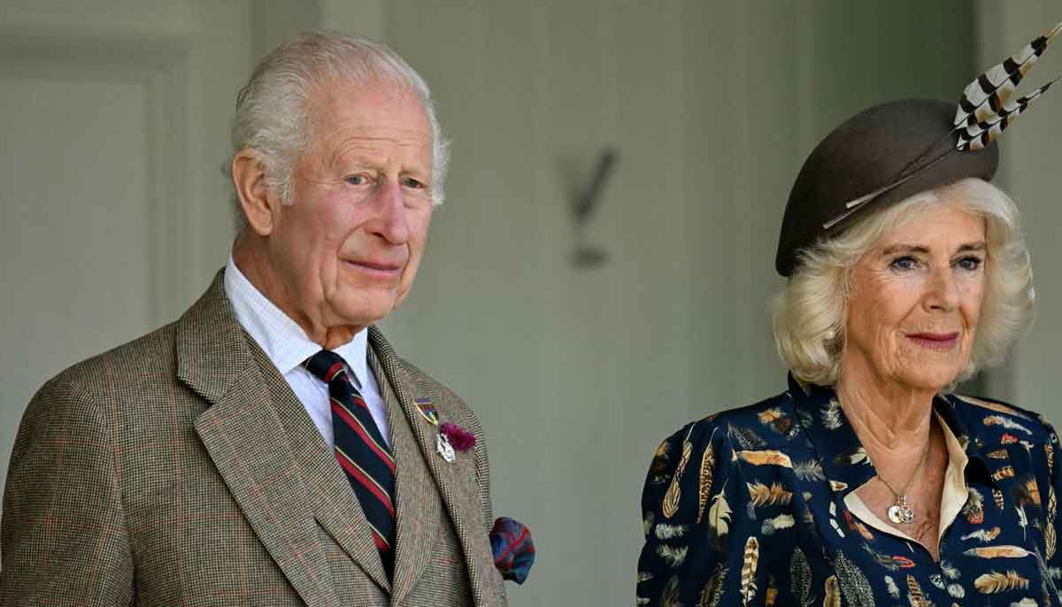 Britains King Charles III and Queen Camilla