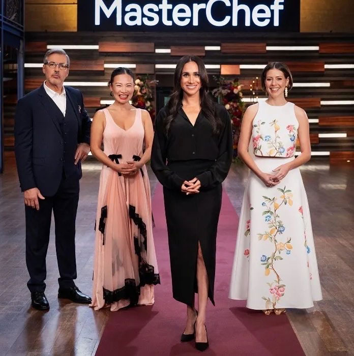 Watch Meghan Markle filming Australian MasterChef episode behind-the-scenes
